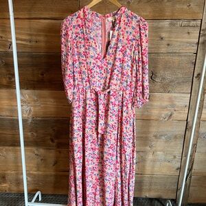NWT byTimo Floral Pink Dress